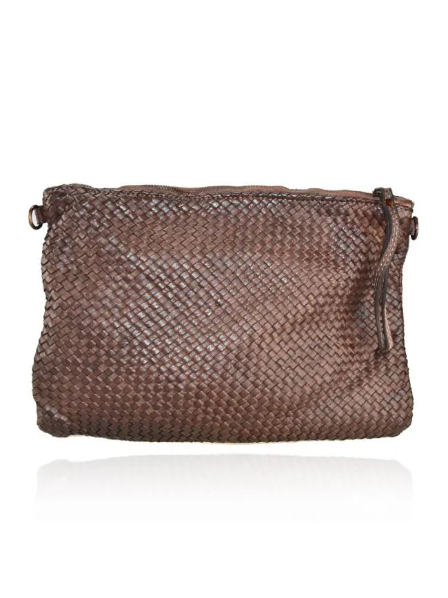Sandro Barbera Borse BAAY24 pochette pelle testa di moro