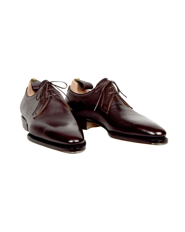 Stefano Bemer Derbies T5240 scarpe cinghiale 3 occhielli
