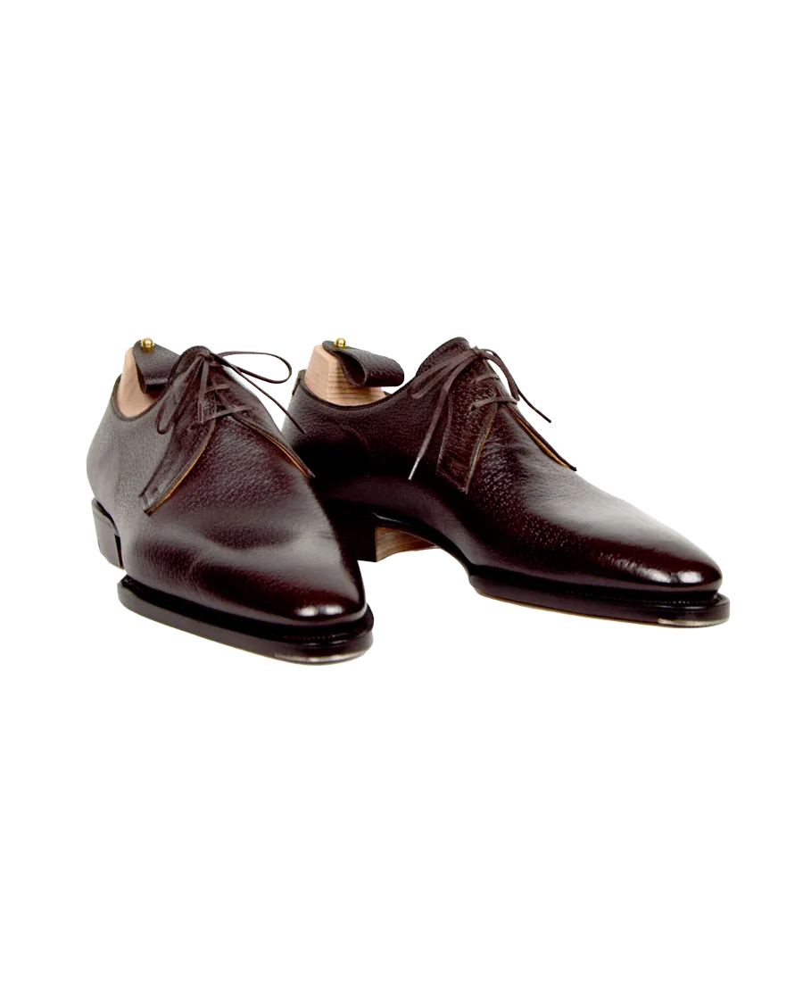 Stefano Bemer Derbies T5240 scarpe cinghiale 3 occhielli