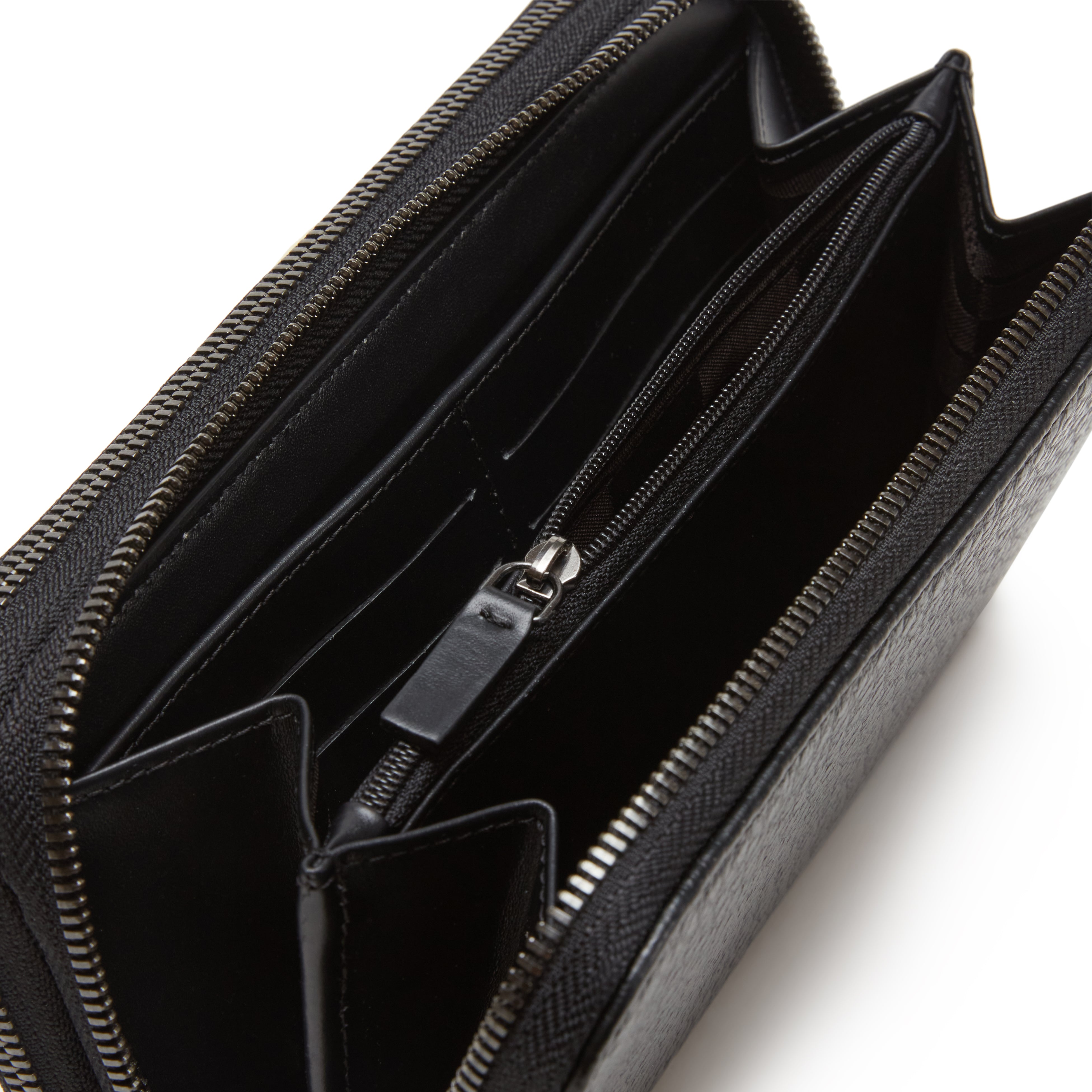 F.lli Rossetti Organizer Uomo Pelle Nero Doppia Zip