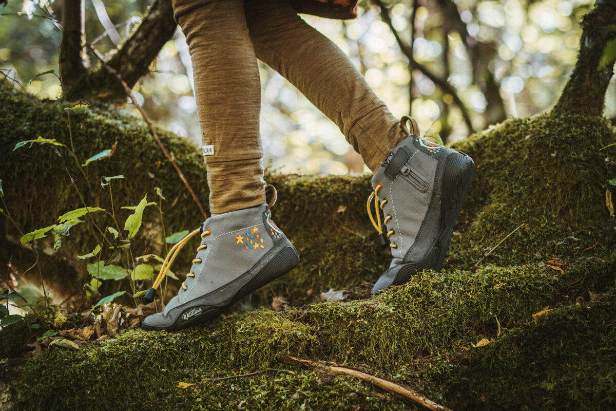 Wildling Shoes Xeleb scarpe basse bambini lana calde
