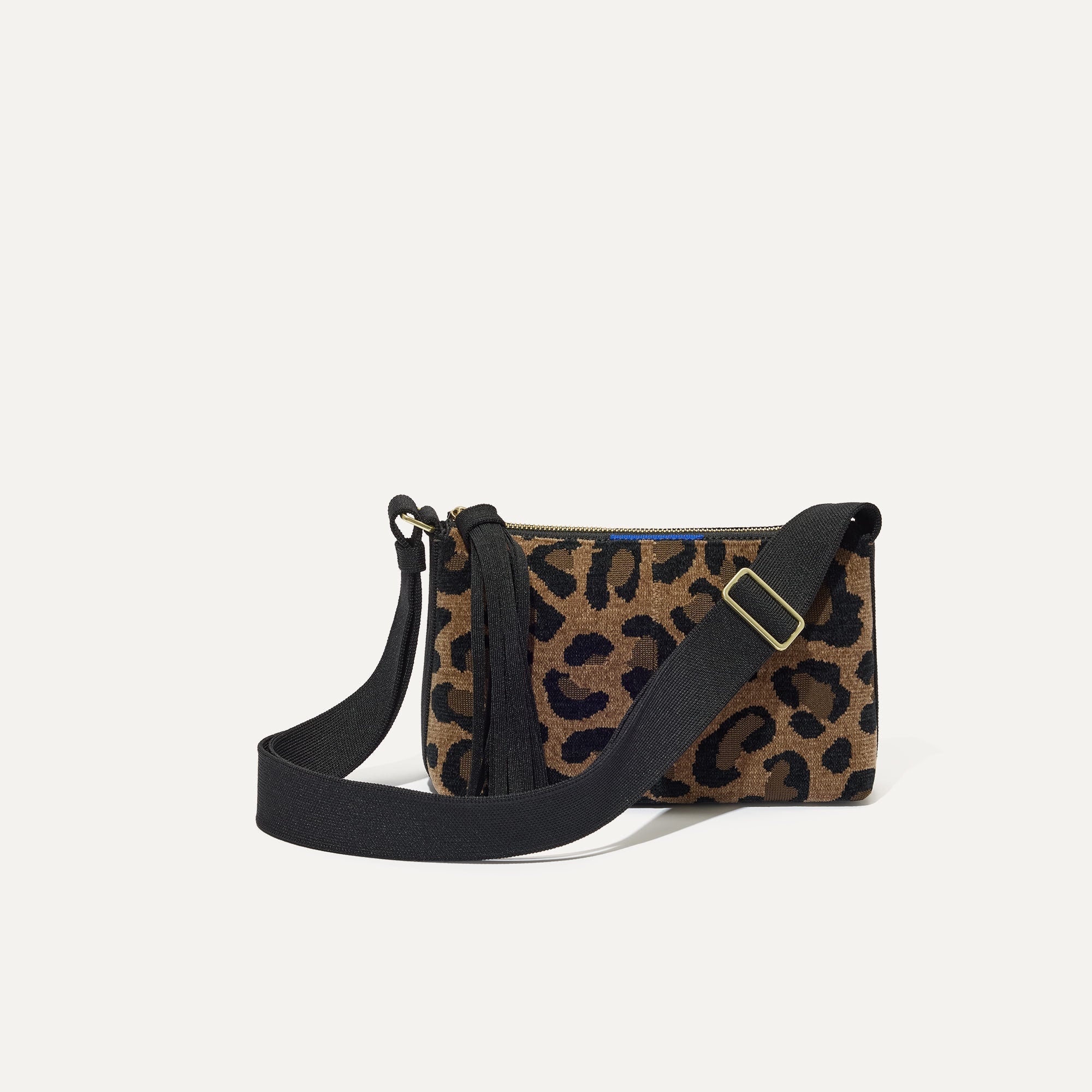 Rothy's The Casual Crossbody borsa a tracolla ReVelvet Cat leopardo
