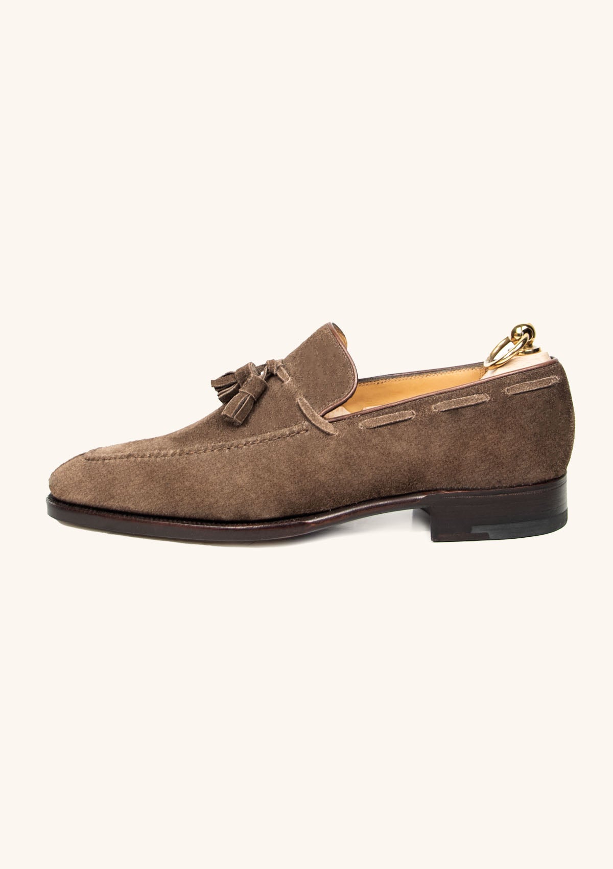 Stefano Bemer Loafers C1210 mocassini oliva camoscio