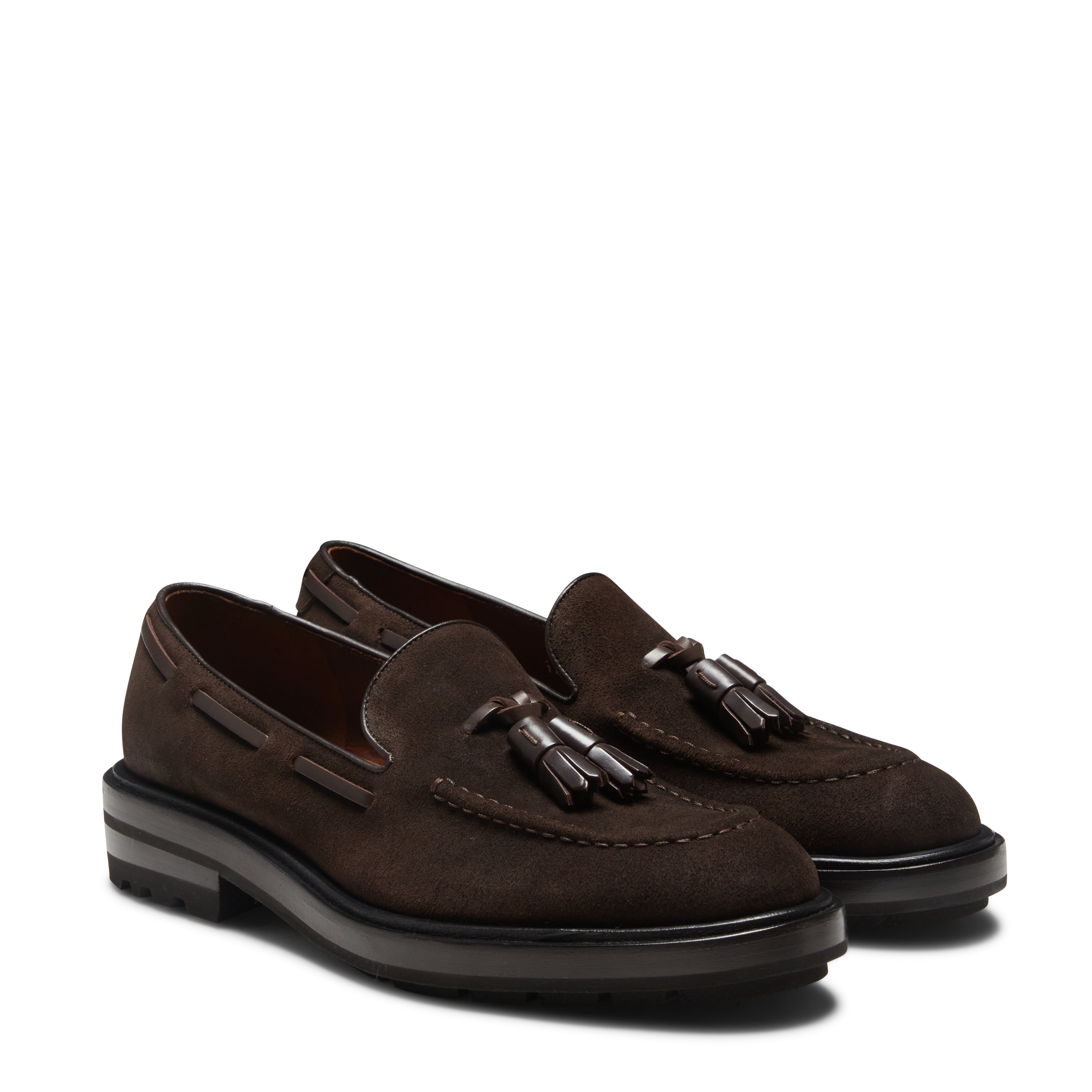 F.lli Rossetti Brera Mocassino Uomo Suede Cacao 14852