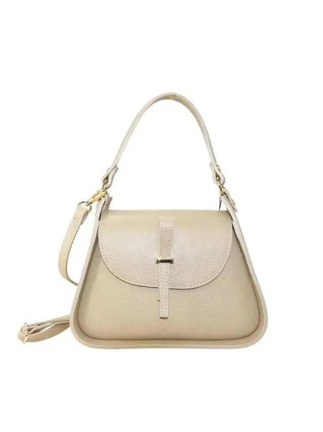 Sandro Barbera BAEN 35838 borsa mano pelle taupe tracolla