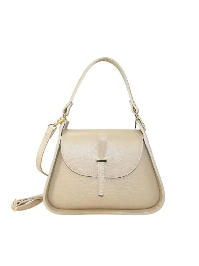 Sandro Barbera BAEN 35838 borsa mano pelle taupe tracolla