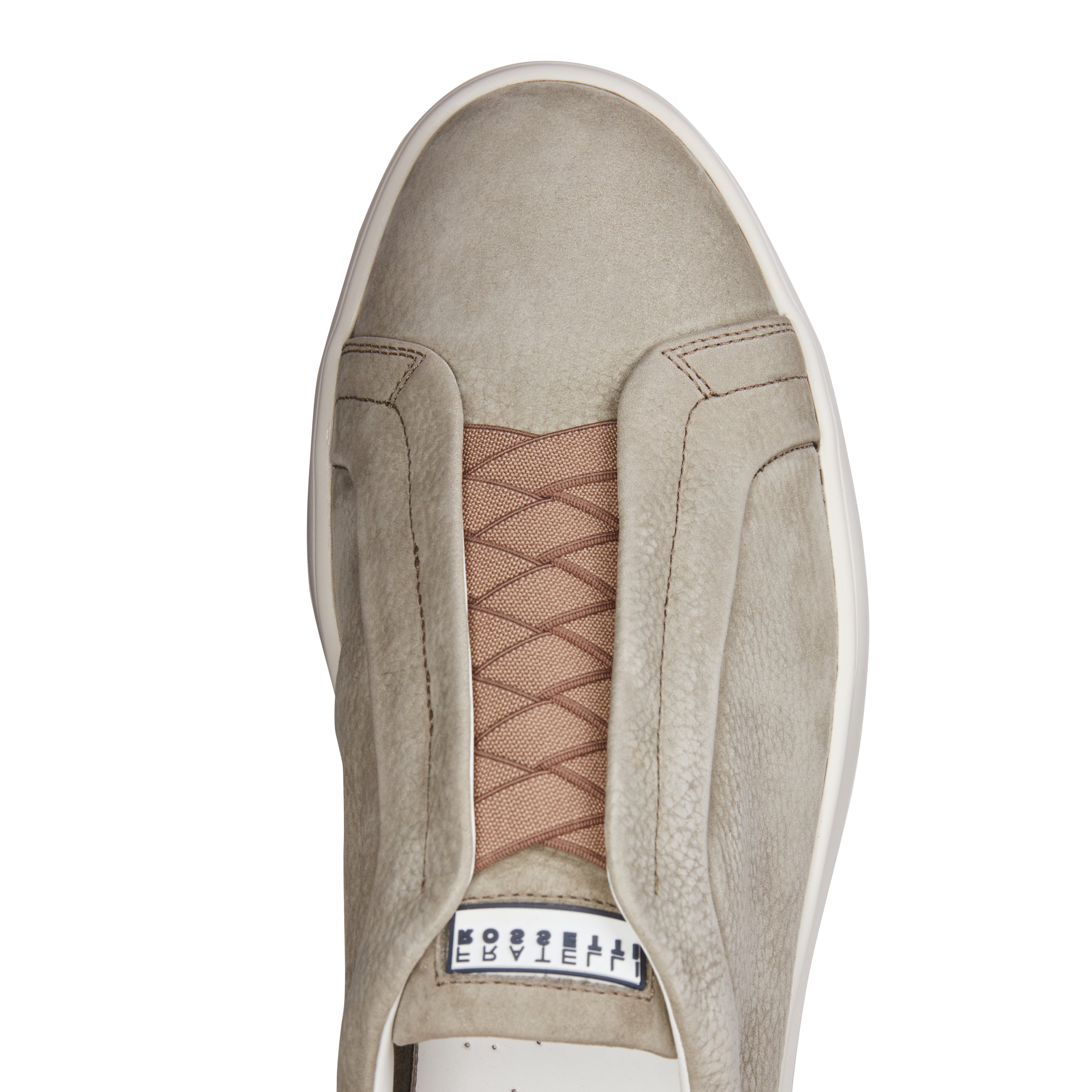 F.lli Rossetti 47114 Sneaker Uomo Nabuk Salvia Slip-On