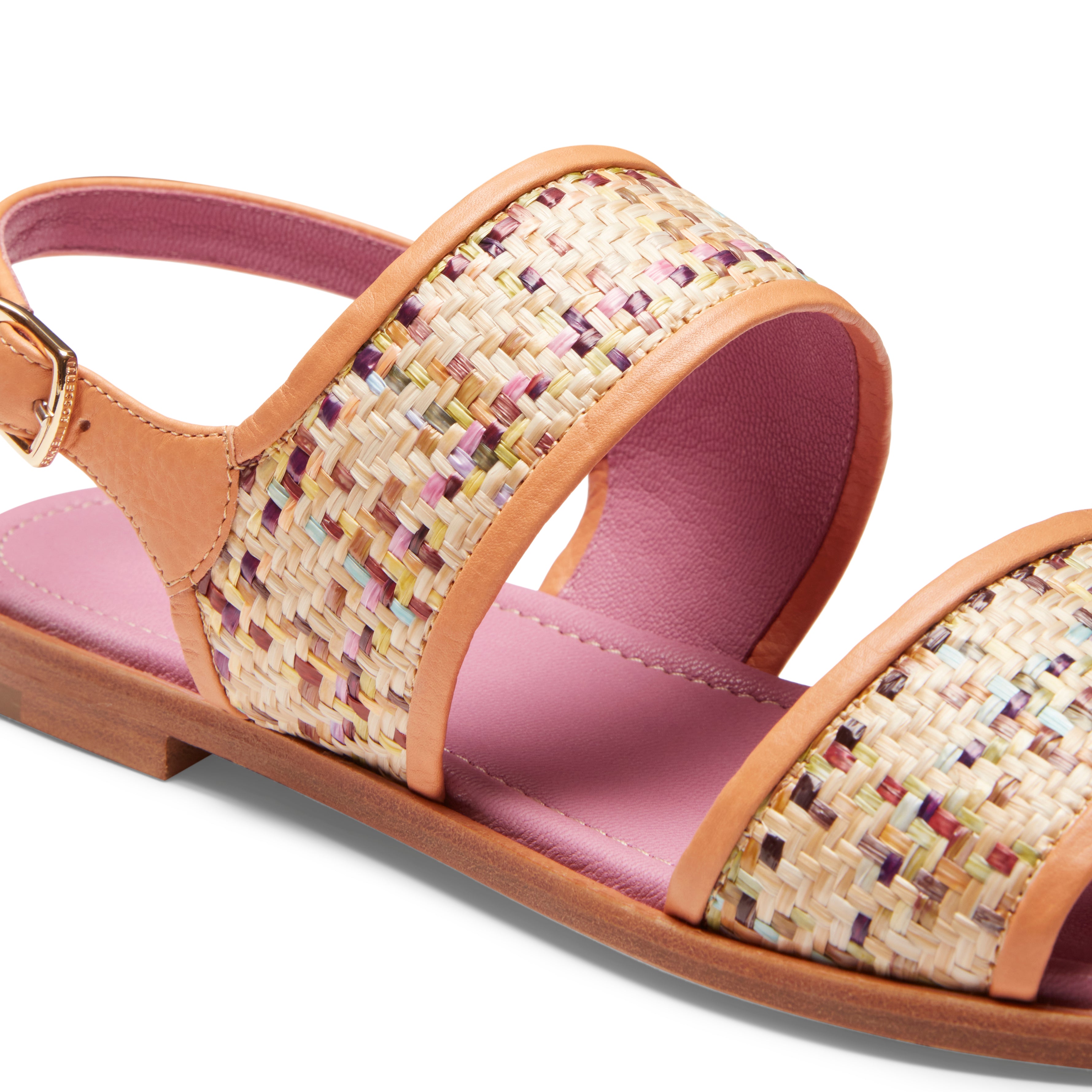 F.lli Rossetti 68229 Sandalo Flat Donna Tessuto Multicolor