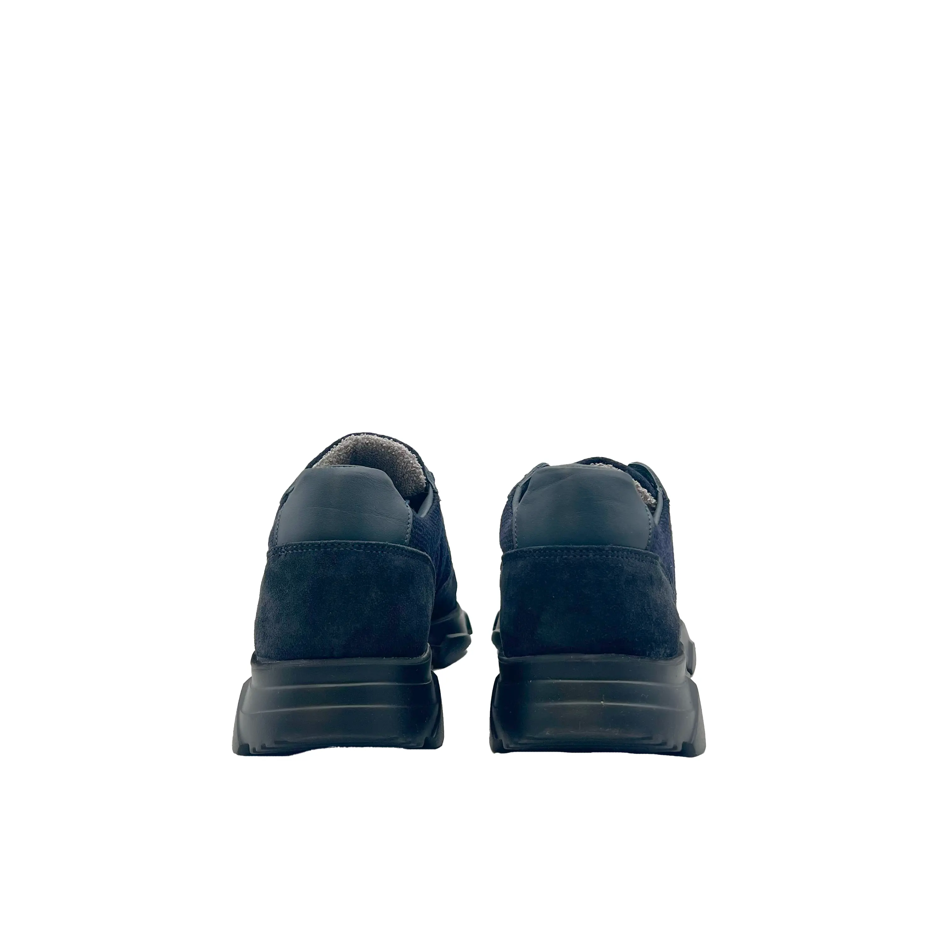 Sandro Barbera Wooly City Run Sneaker Lana Merino Blu