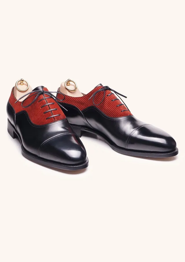 Stefano Bemer Oxfords C6320 Oxford pelle nero rosso