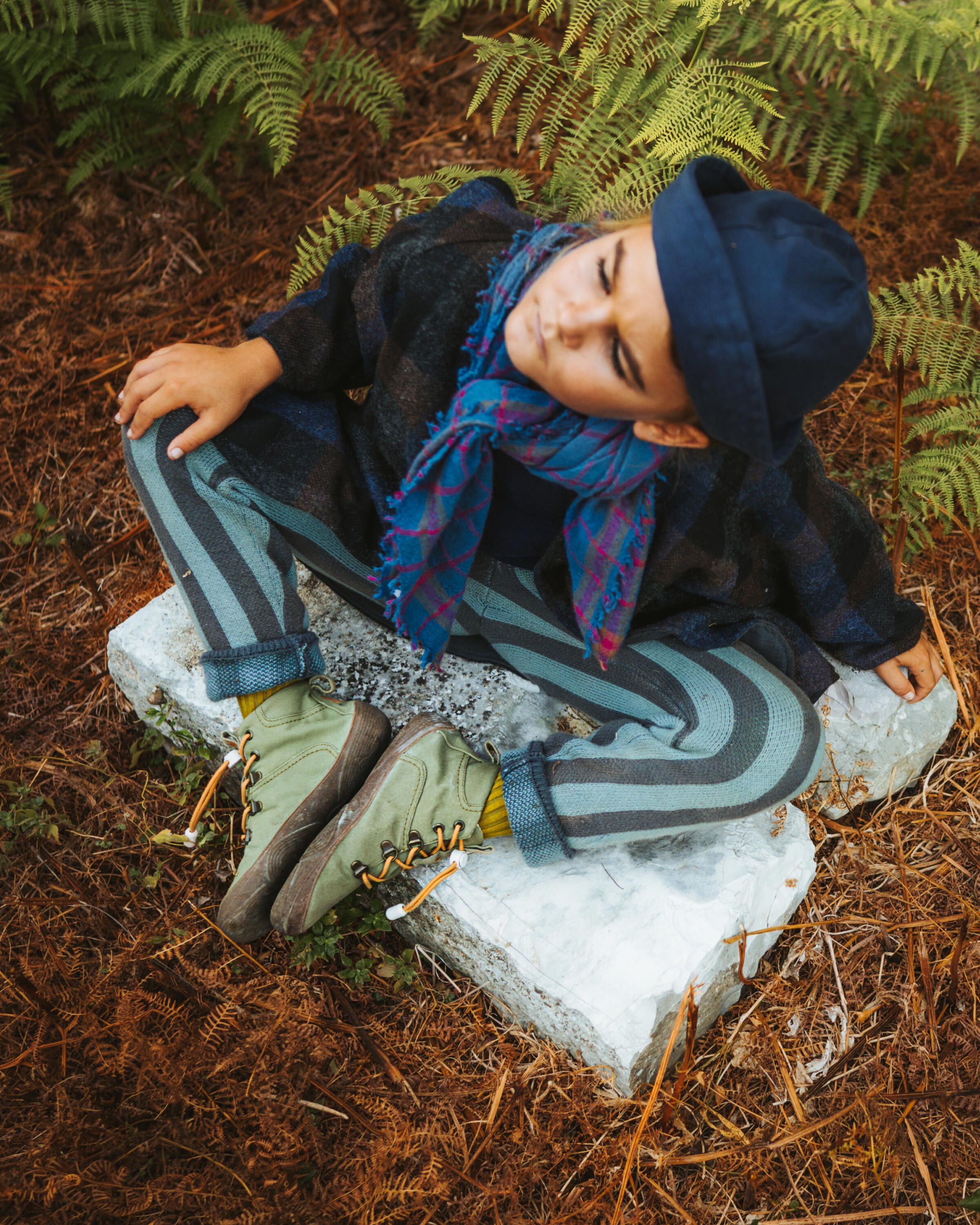 Wildling Marti Khaki scarpe bambino verde mezza stagione