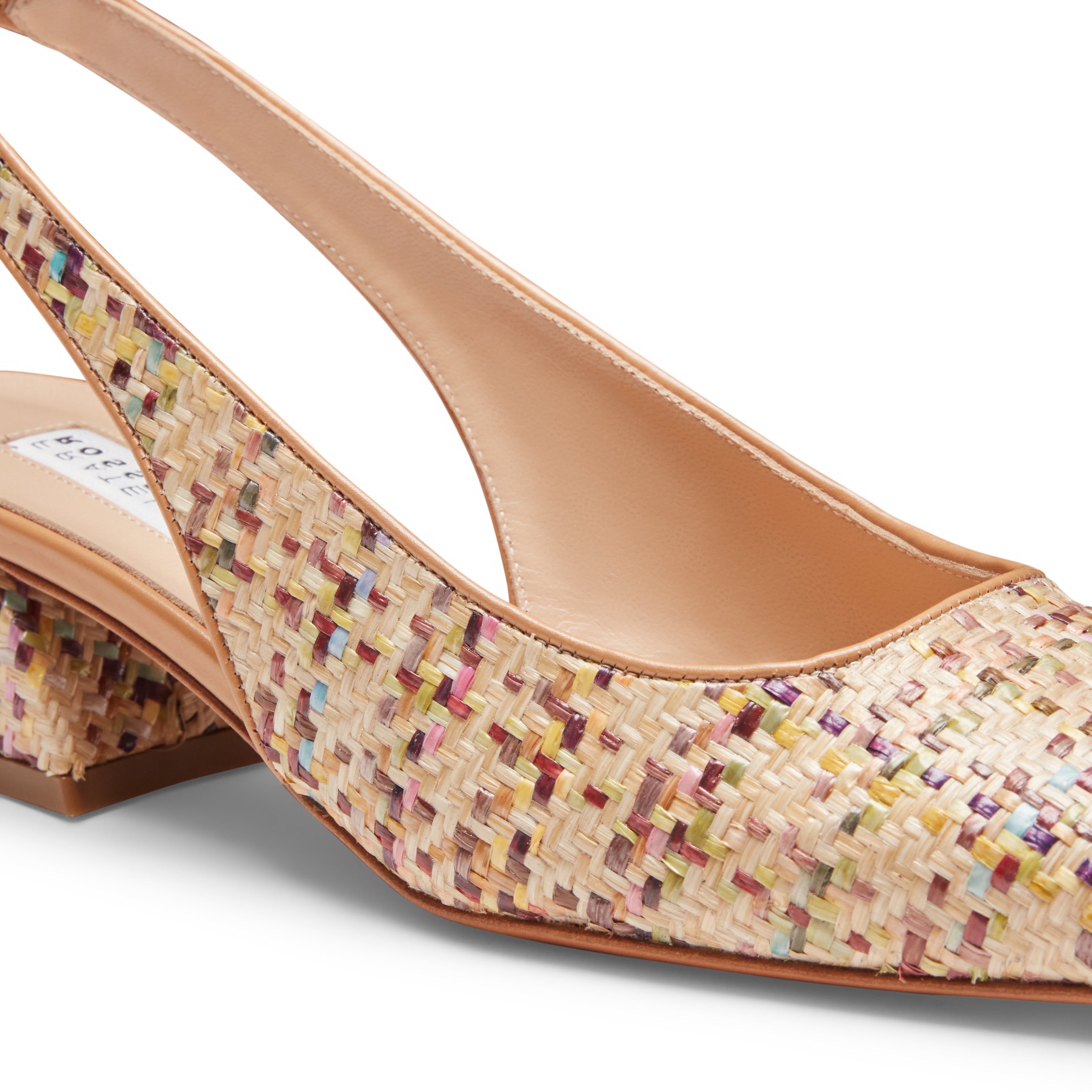 F.lli Rossetti 68231 Sandali Slingback Donna Multicolor Tessuto