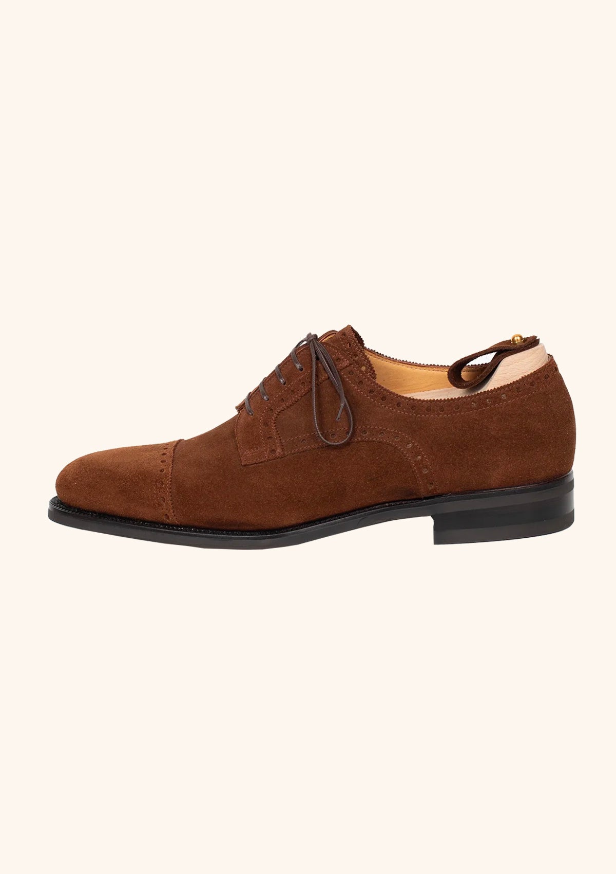 Stefano Bemer Derbies C5405 scarpe derby camoscio polo brown