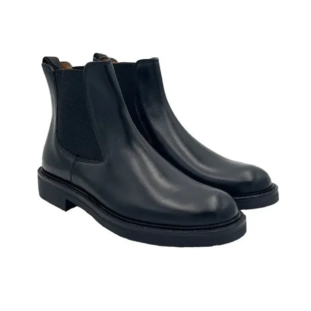 Sandro Barbera 988U Chelsea Boots vitello nero 42
