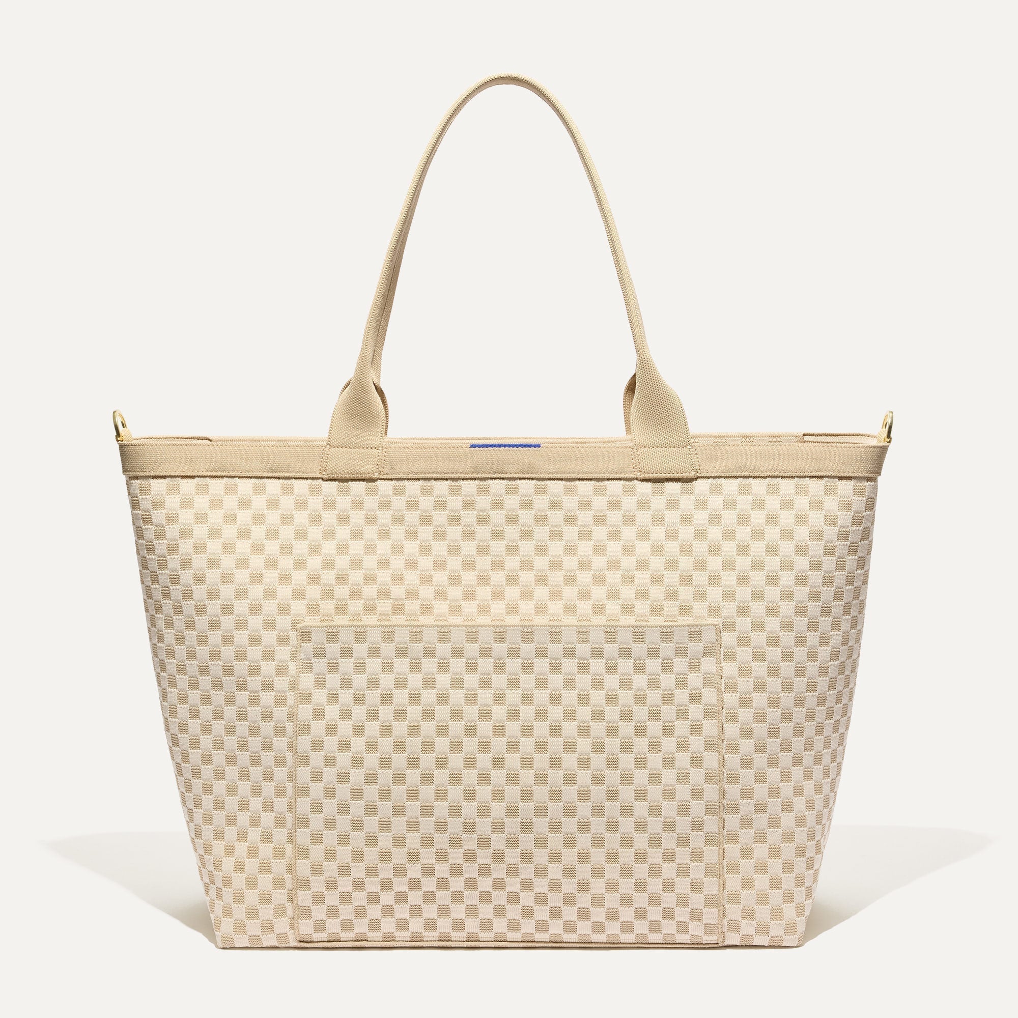 Rothy's The Zip Travel Tote borsa Parchment Basketweave zip