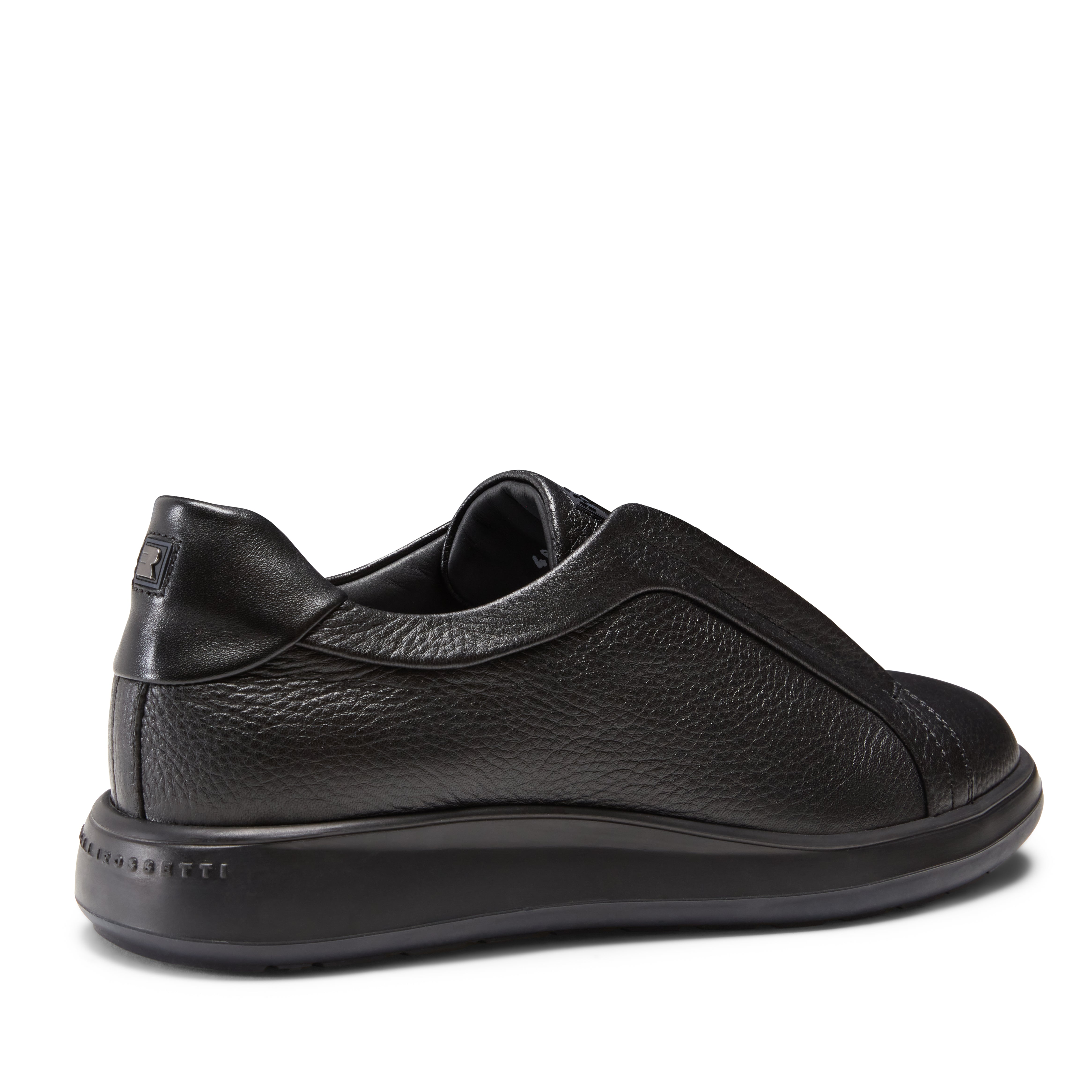 F.lli Rossetti 46839 Sneaker Pelle Nera Elastici Uomo