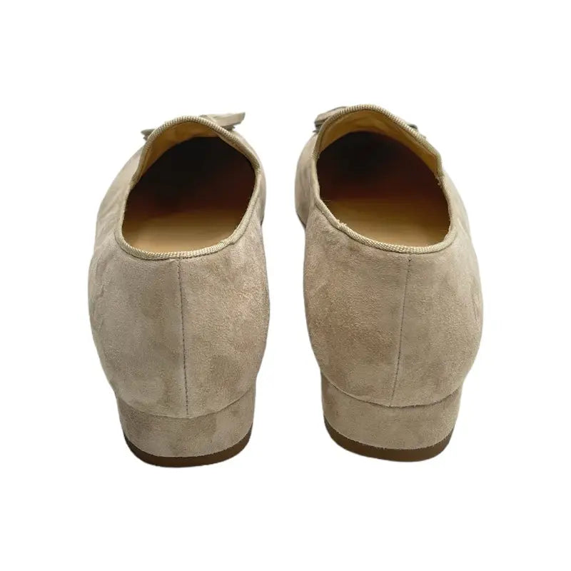 Sandro Barbera AC24 Fumo Mocassino Donna Beige Tacco 20