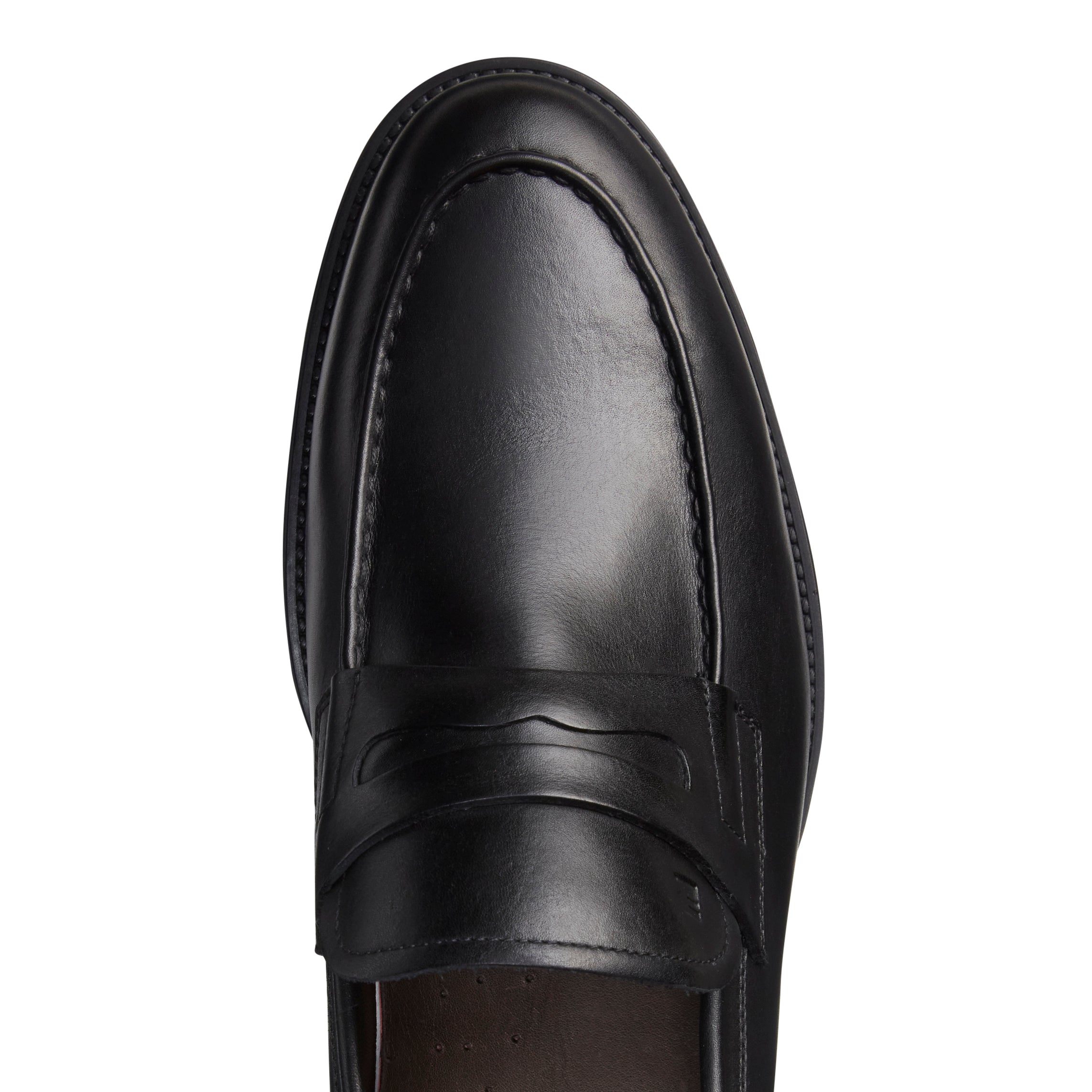 F.lli Rossetti 44976 Mocassino Uomo Pelle Nero Effetto Anticato