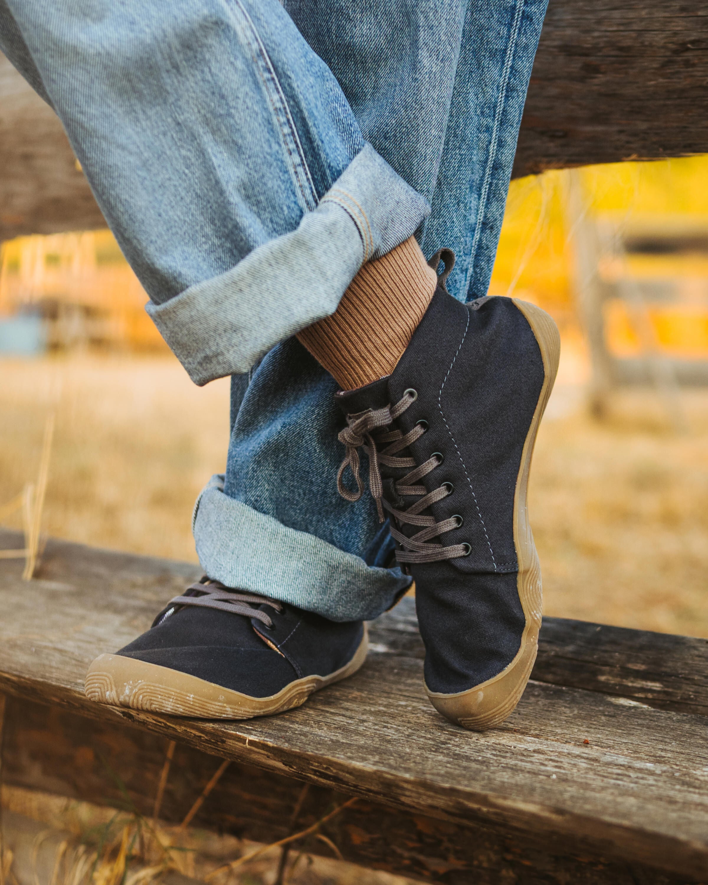 Wildling Filu raven scarpe mid cut nero EU 40 cotone