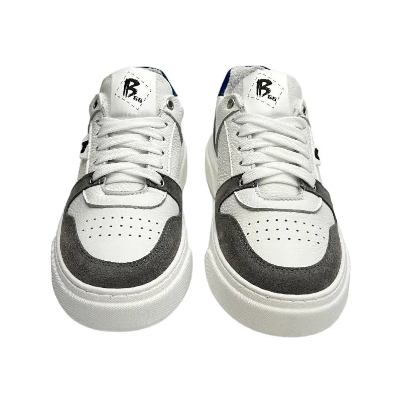 Sandro Barbera & Figli B68 Materia Blu sneaker biancoblu pelle