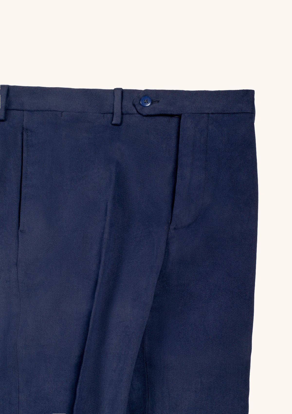Stefano Bemer SV3064 pantaloni cotone blu royal