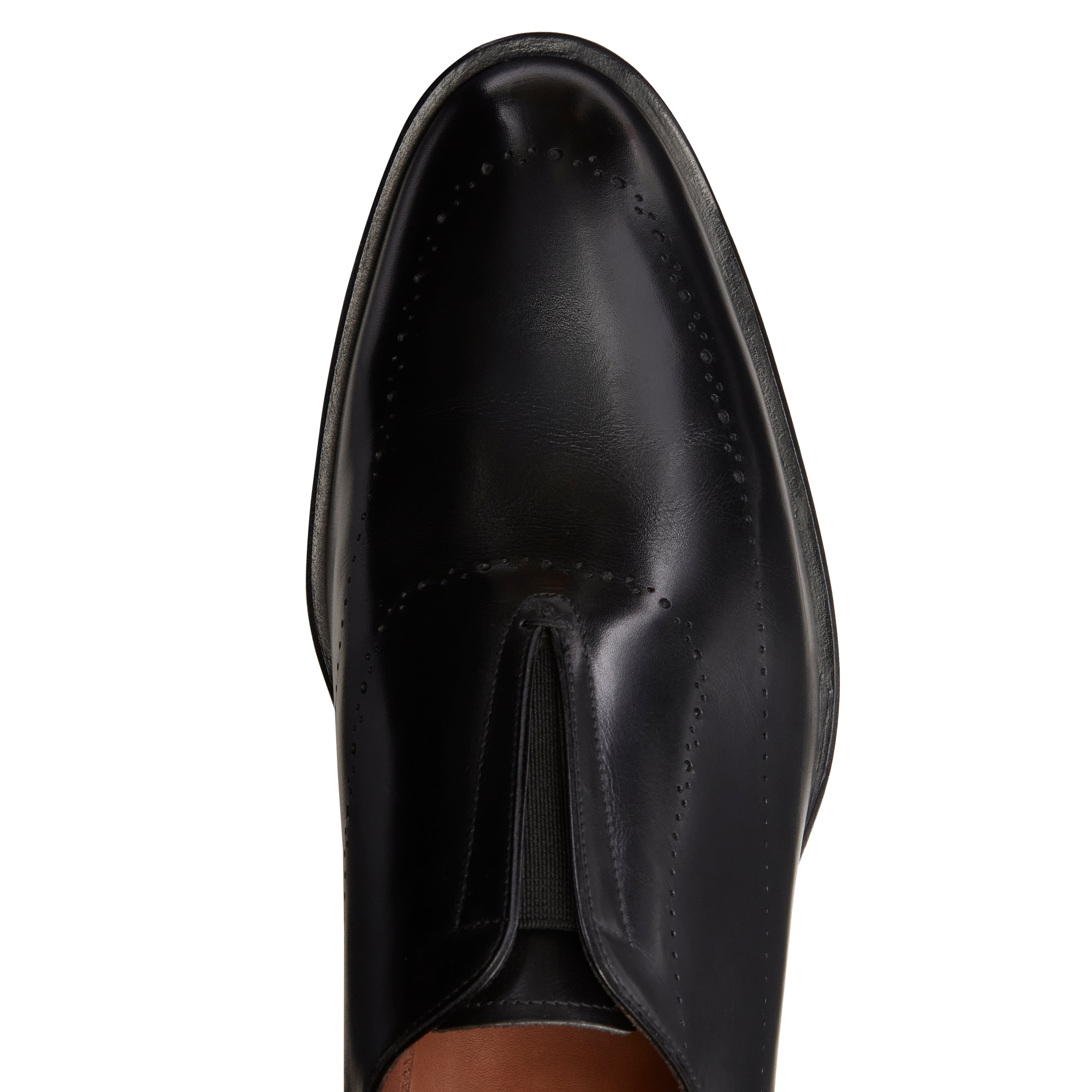F.lli Rossetti 15261 slipper pelle nera uomo