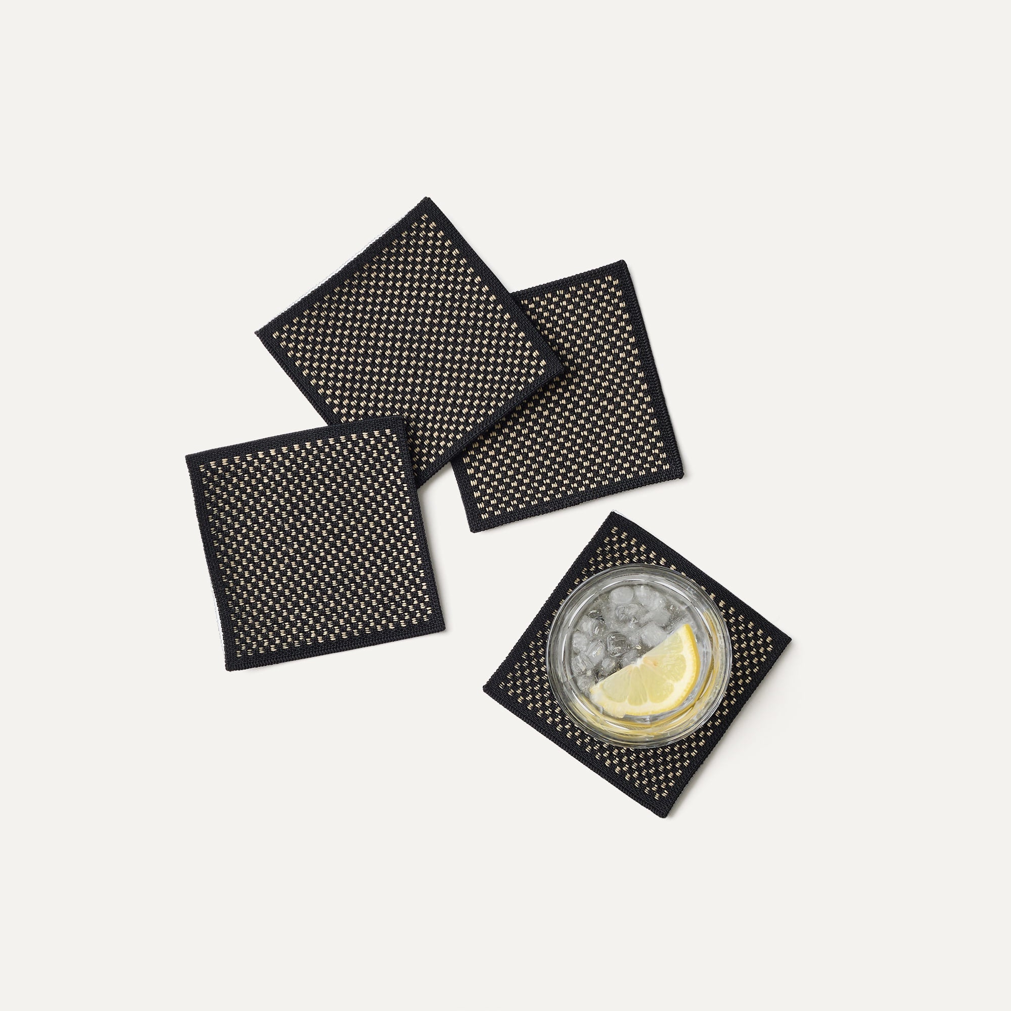 Rothy's Coaster set 4 sottobicchieri Almond intrecciati