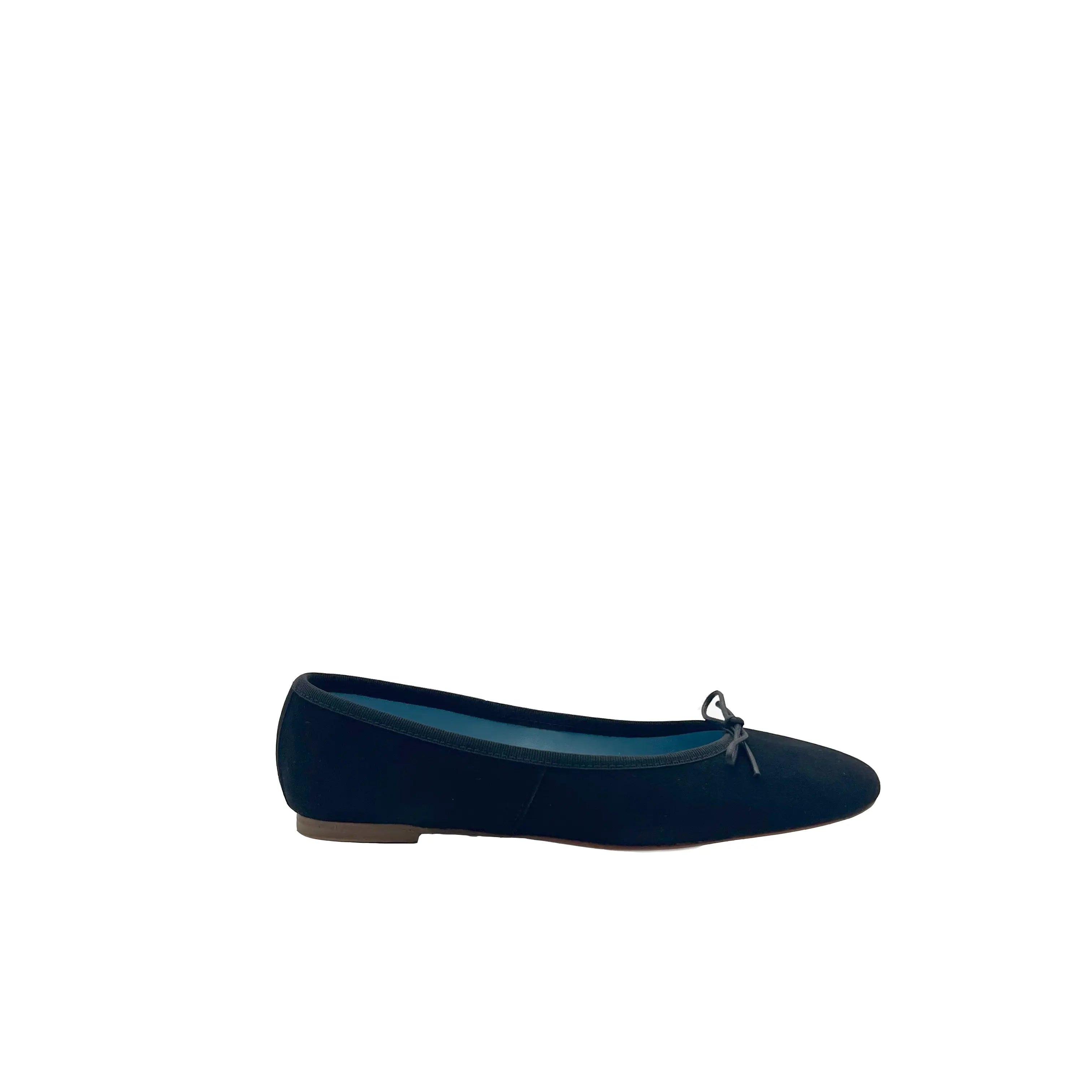Sandro Barbera Stringate Donna 1001 Suede ballerina nero pelle