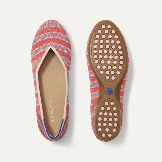 Rothy's The Daily Flat ballerine Sunkiss Stripe maglia