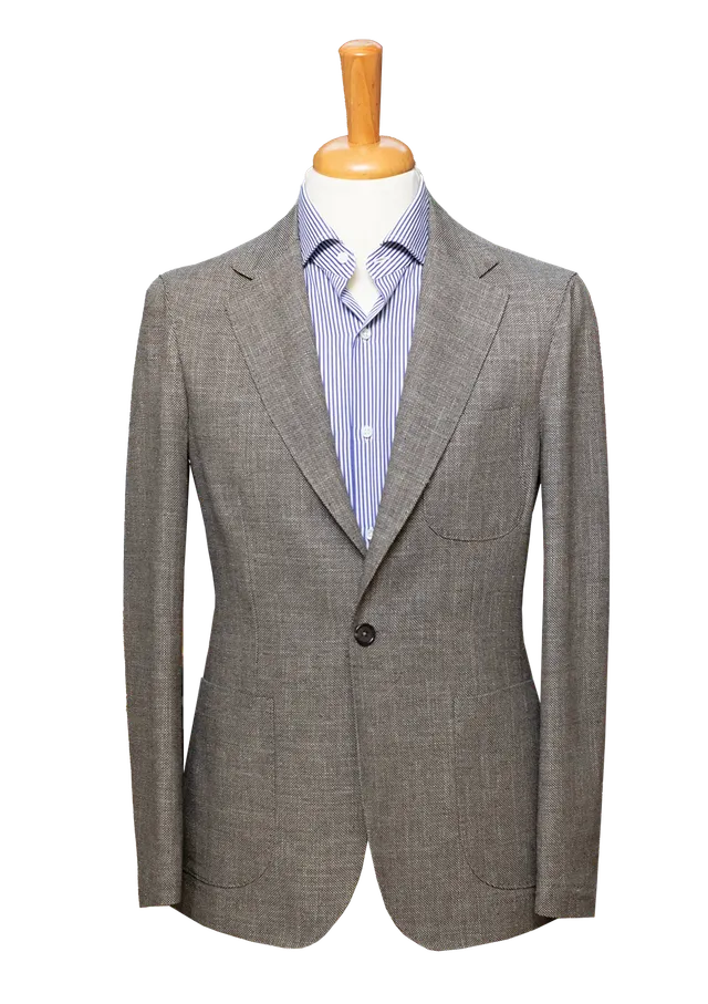 Stefano Bemer Overshirt Giacca Grigia SV4504 Lana