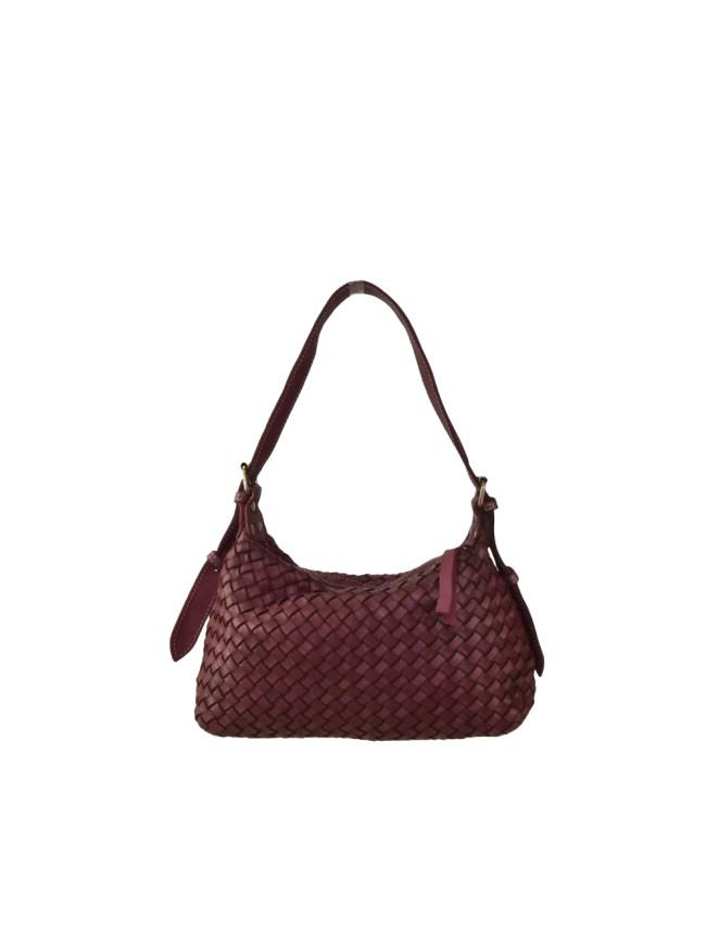 Sandro Barbera BAJN48853 borsa spalla pelle bordeaux vintage