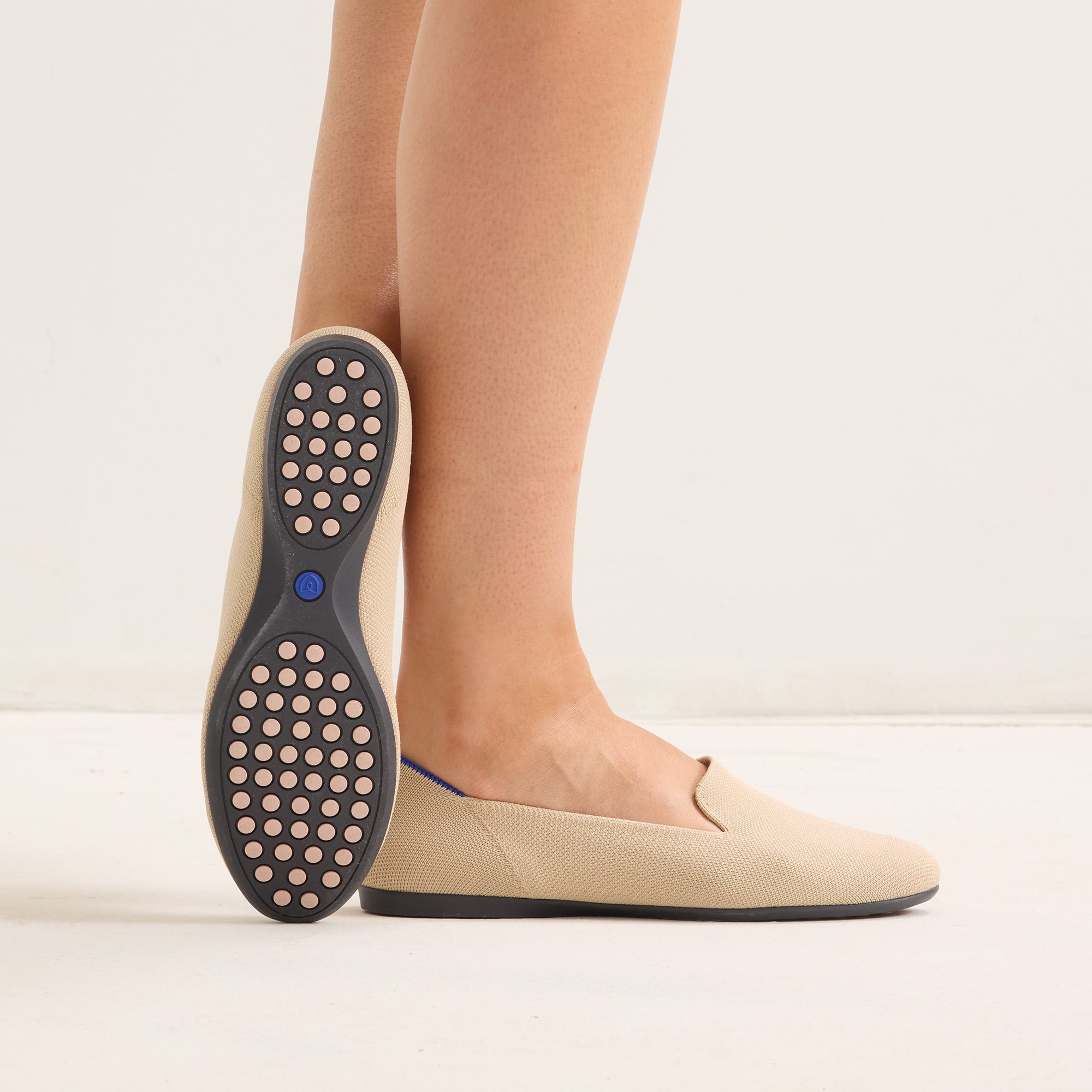 Rothy's The Daily Loafer mocassini donna Ecru avorio knit
