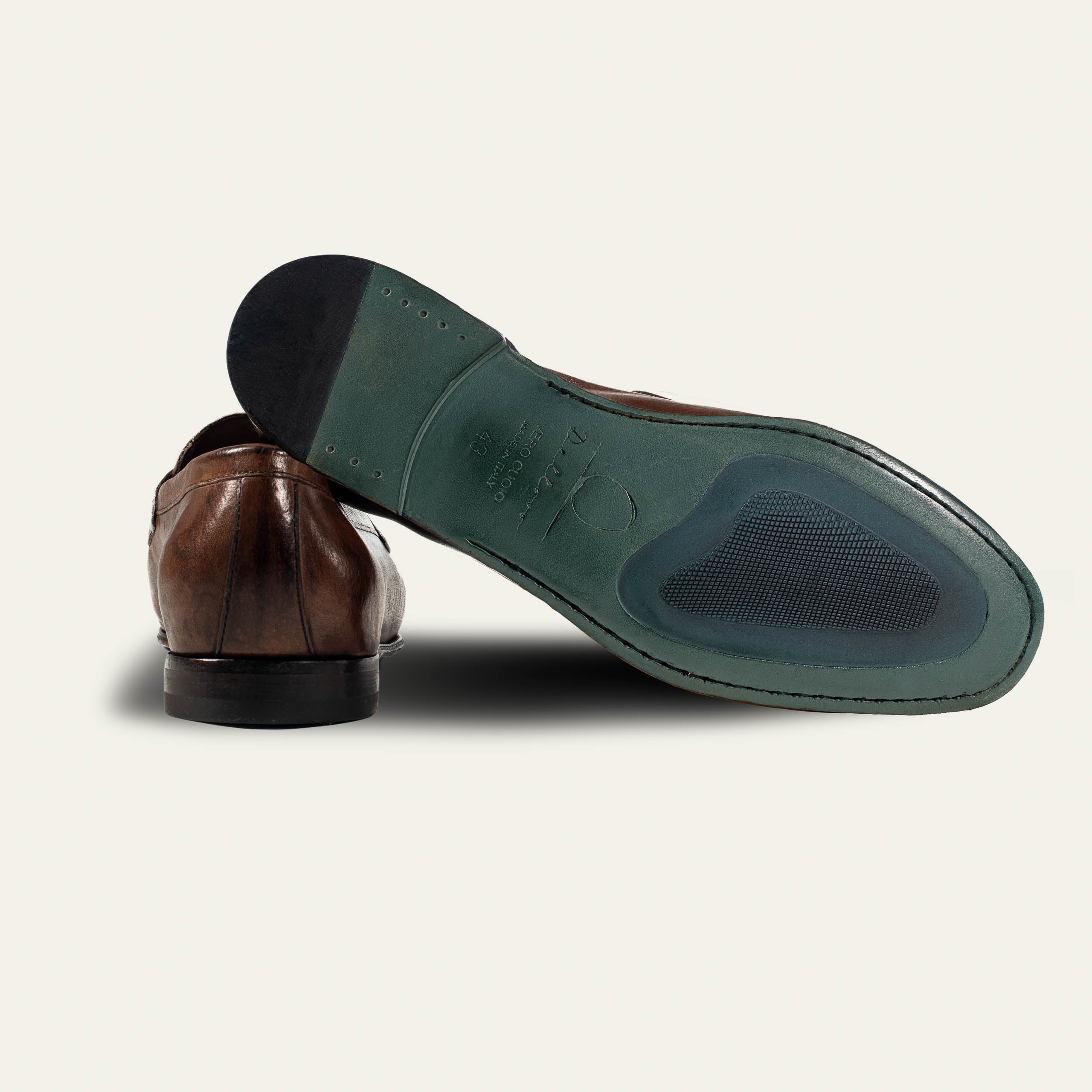 Dellovo Procida Loafer Uomo Bufalo Bluette estate