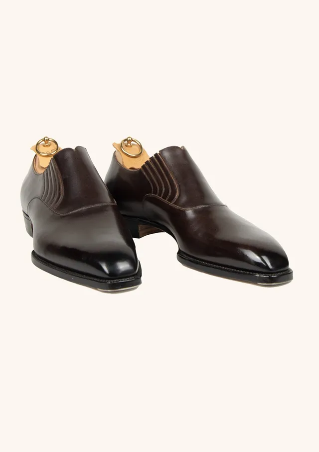 Stefano Bemer Oxfords T4900 Lazy Man Marroni Misura 42