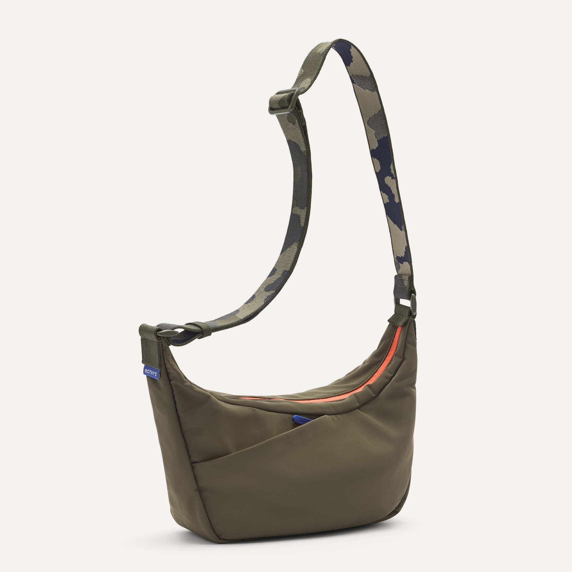 Rothy's The Travel Sling tracolla Forest verde con zip