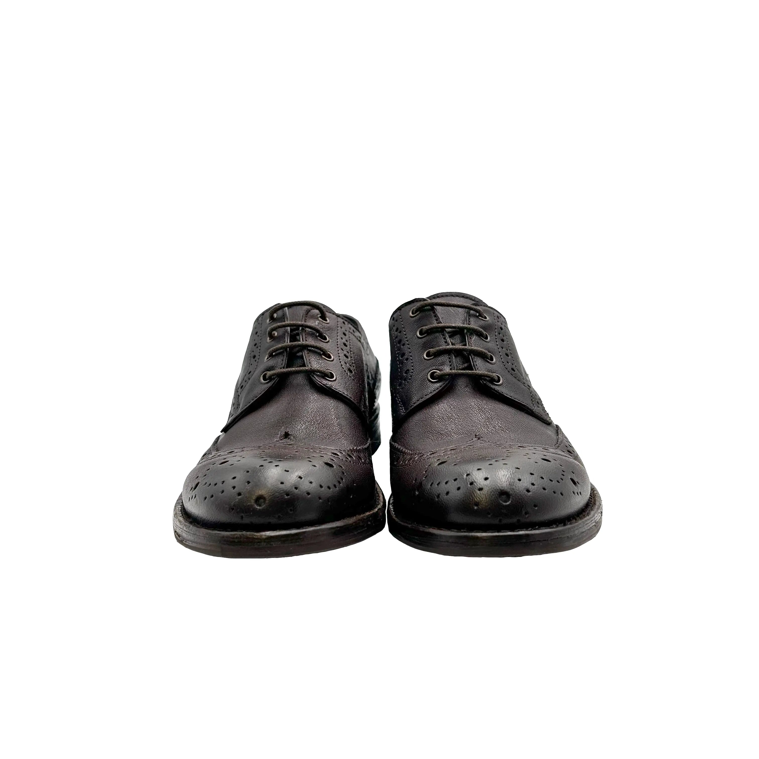 Sandro Barbera Stone Wax 18225 derby donna moro brogue