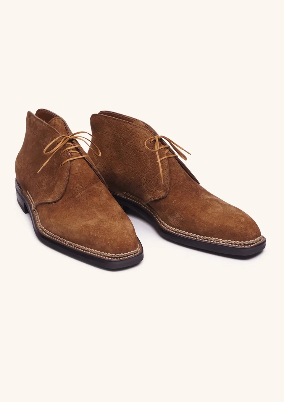 Stefano Bemer Boots C7234V1 stivali chukka cuoio ippopotamo