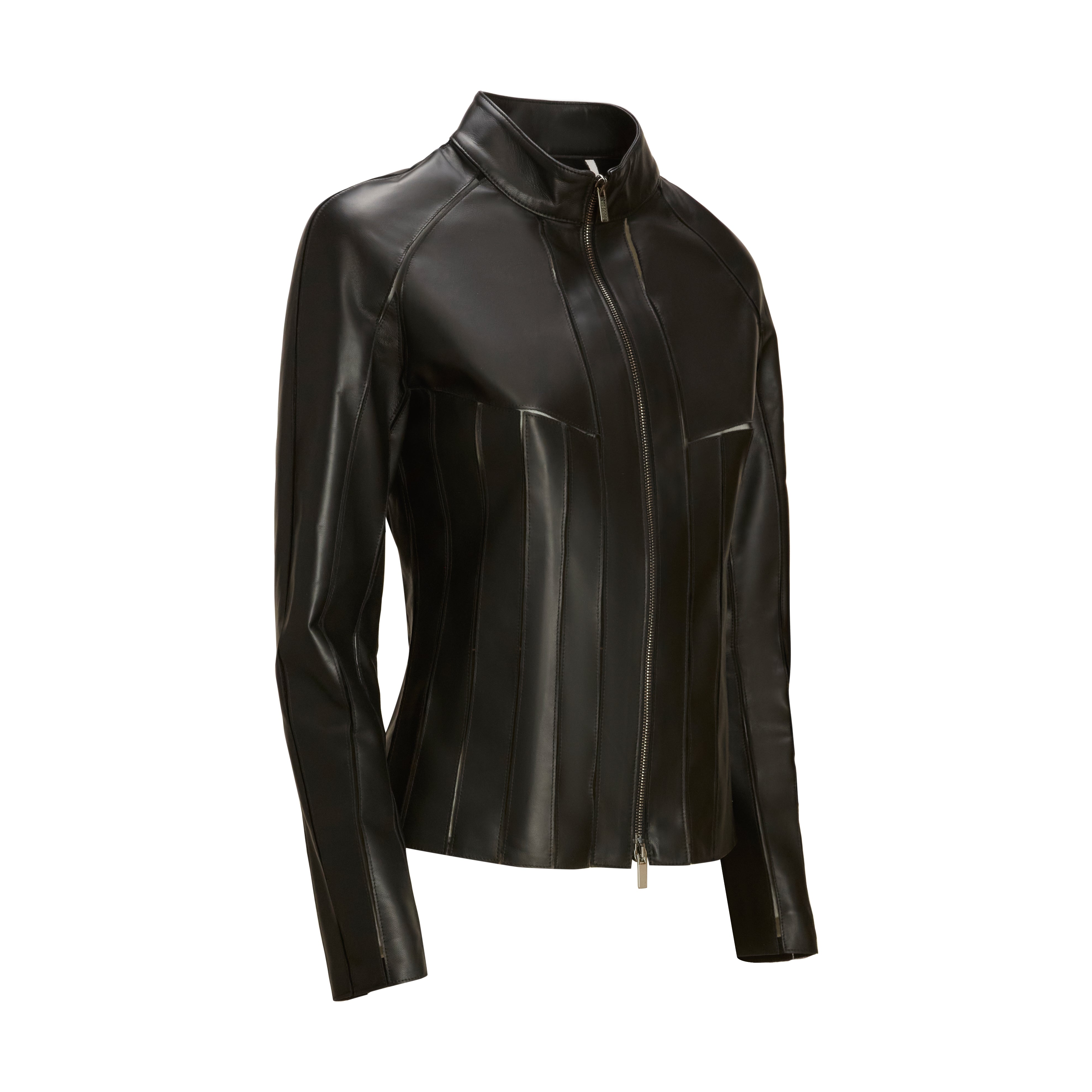 F.lli Rossetti 98403 Giubbino Donna Pelle Nappa Nera