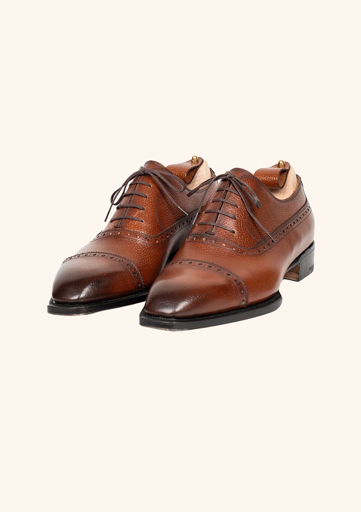 Stefano Bemer Oxfords T6451 Scarpe Oxford Marroni Inca