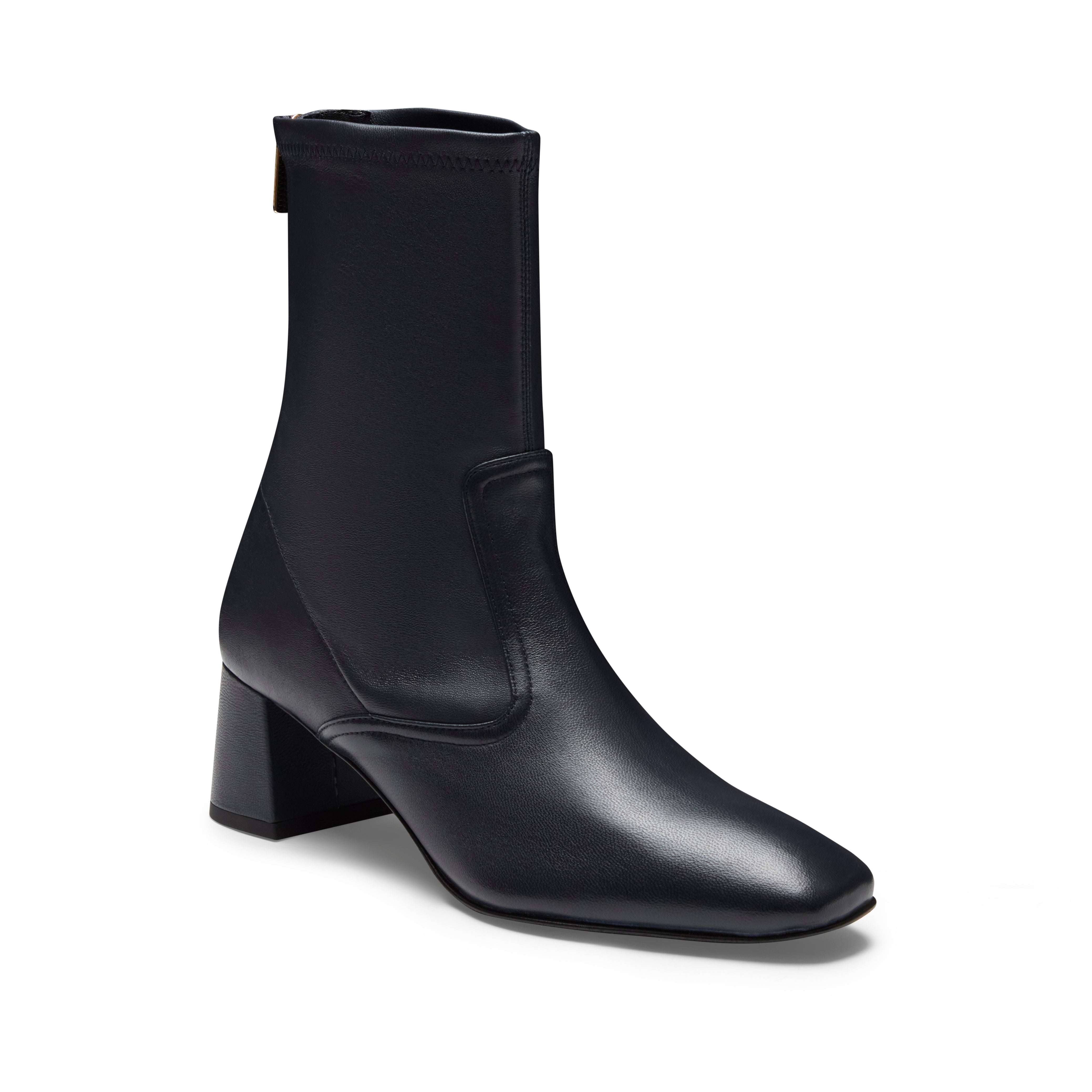 F.lli Rossetti 68326 stivaletto donna marine pelle tacco 50