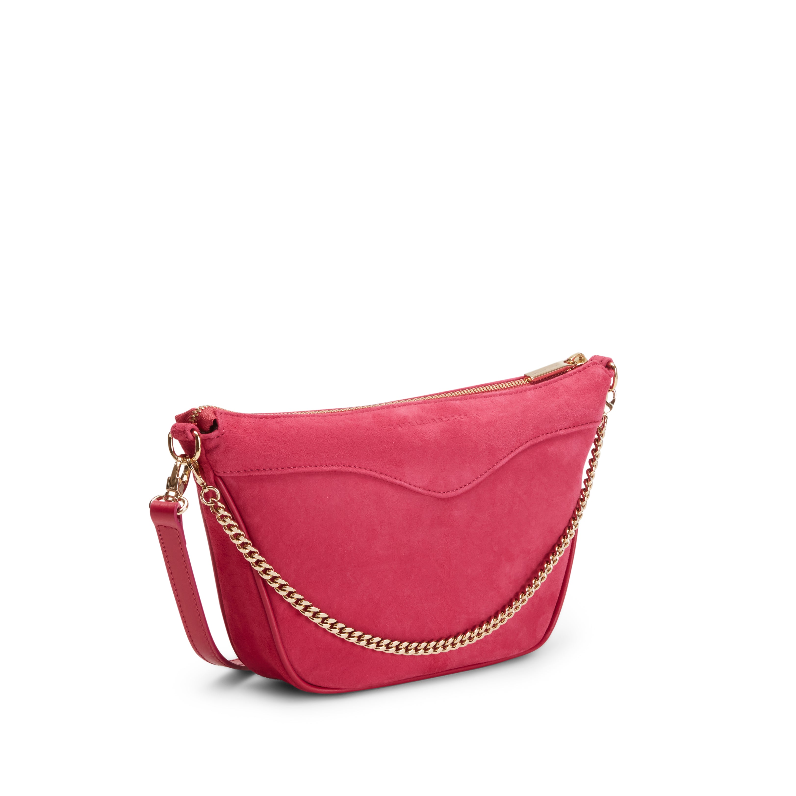 F.lli Rossetti Claire Pochette Fuxia in Suede