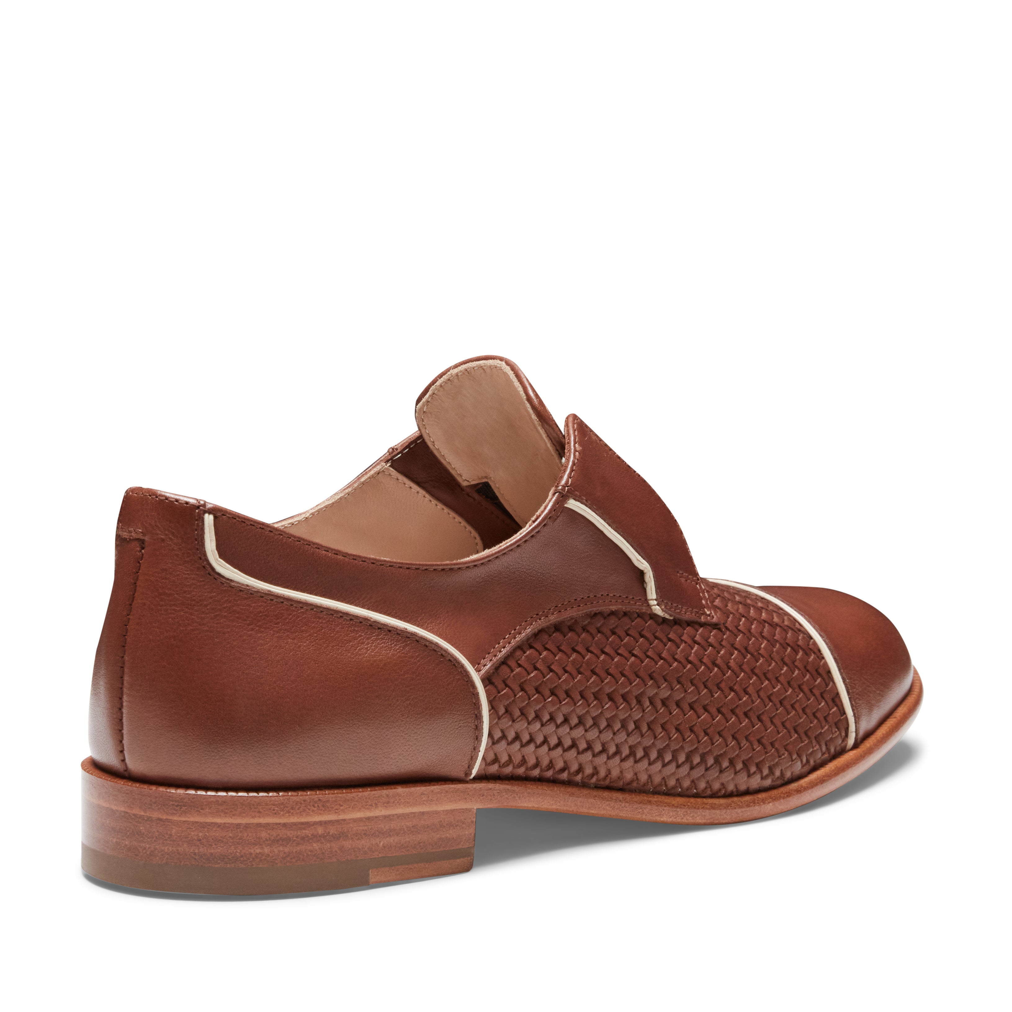 F.lli Rossetti Derby Dandy 68274 Pelle Mandorla Intrecciata
