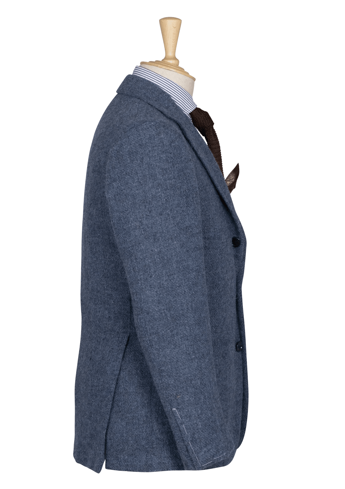 Stefano Bemer Blazers SV2064 giacca azzurra 48 tweed