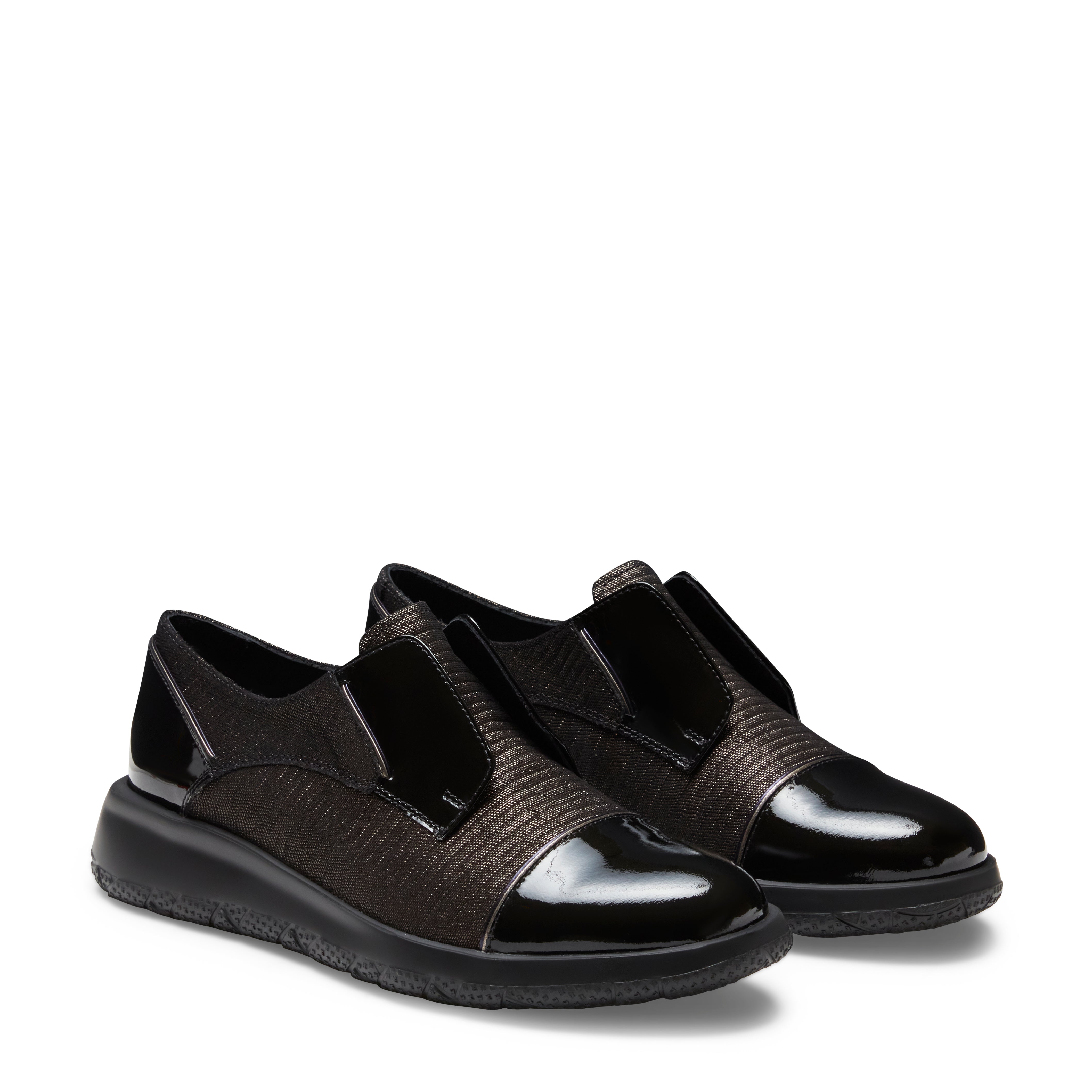 F.lli Rossetti One 77115 sneakers donna nero suede vernice