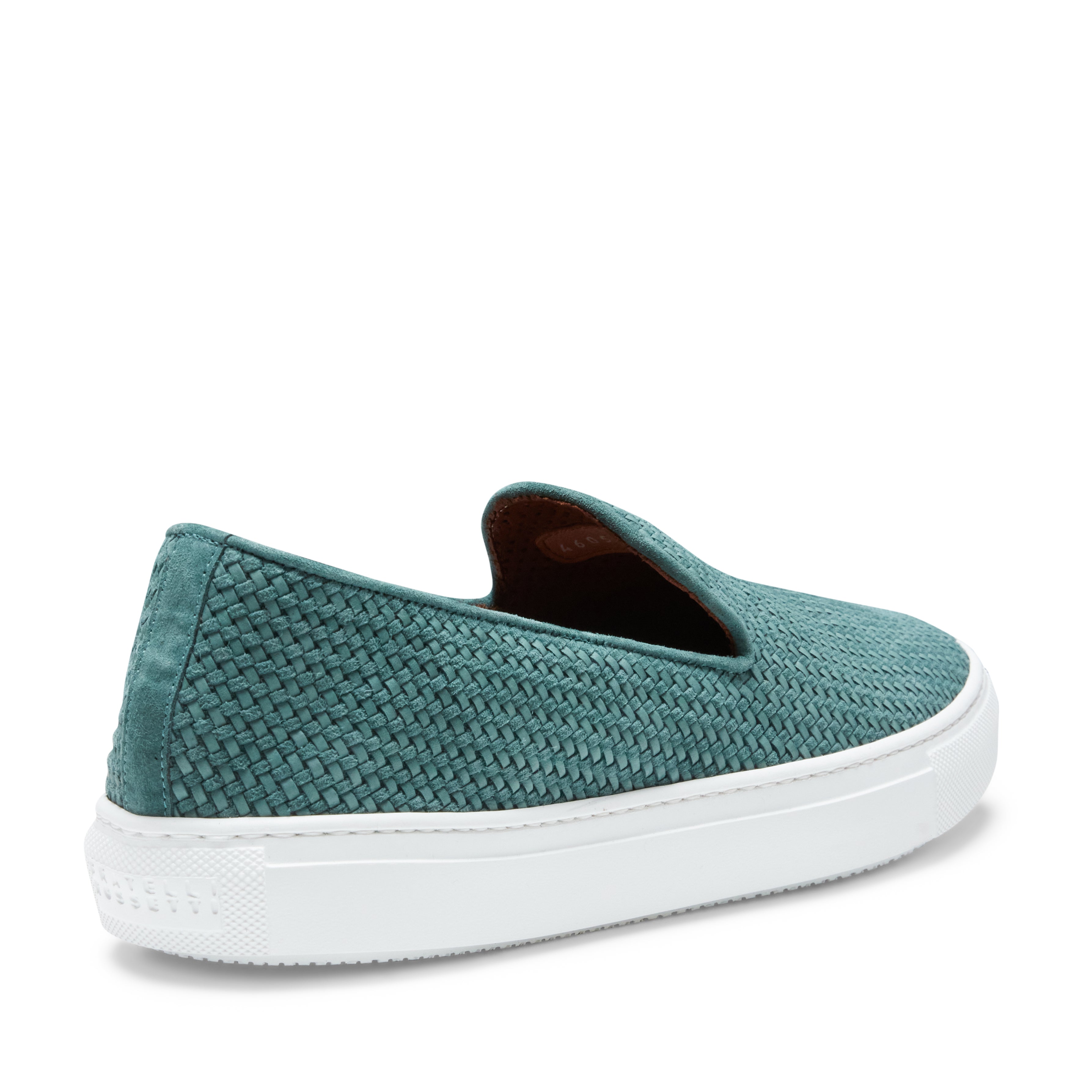 F.lli Rossetti 46056 Slipper Suede Verde Bottiglia Intreccio