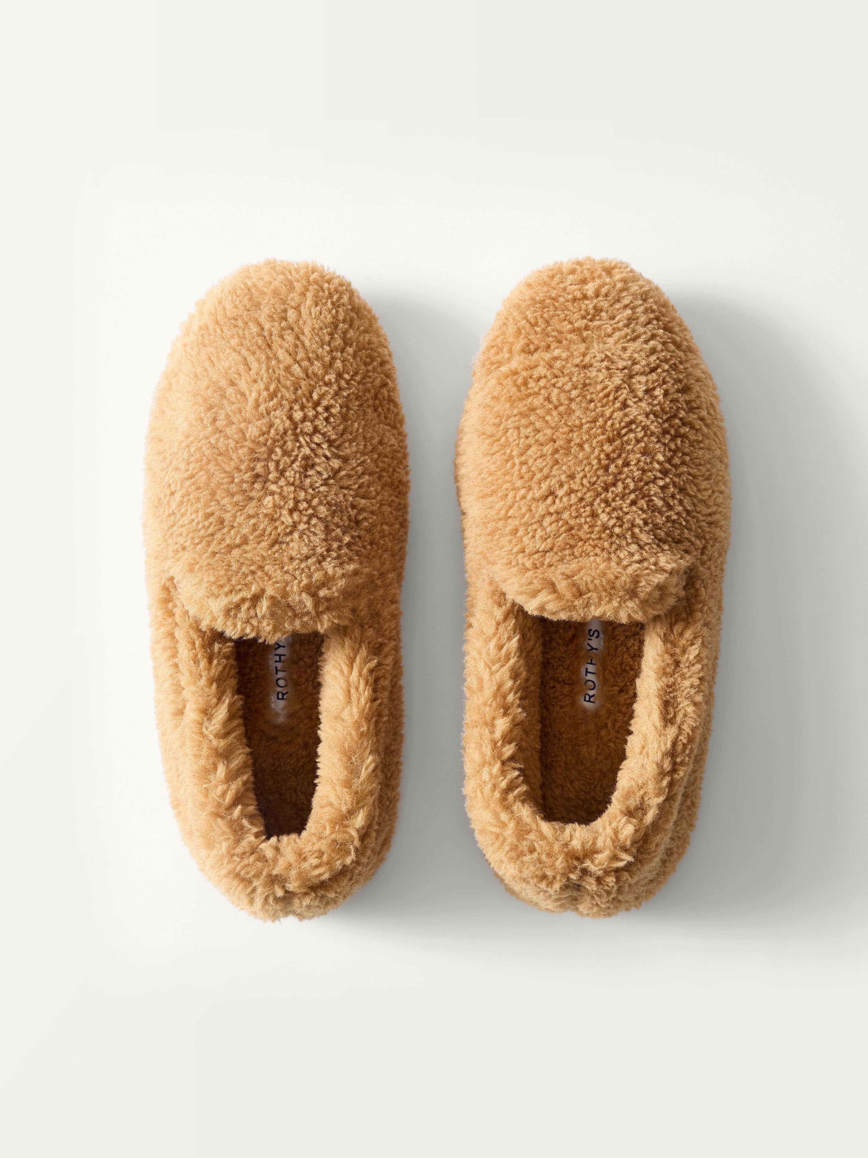 Rothy's The Teddy Slipper pantofole Wren shearling vegano