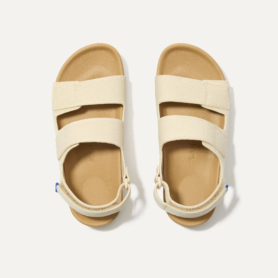 Rothy's Kids Double Strap sandali Conch avorio