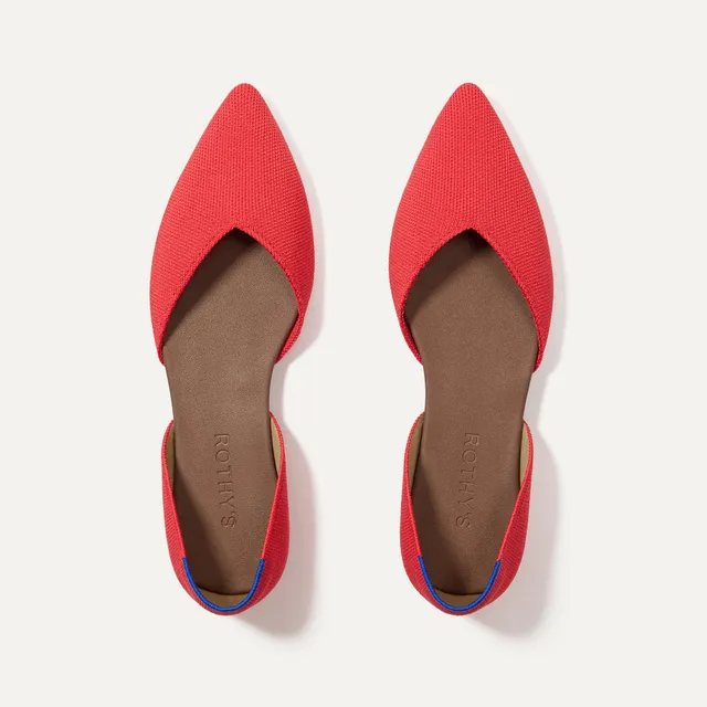 Rothy's The D'Orsay Point ballerine red hot punta affusolata