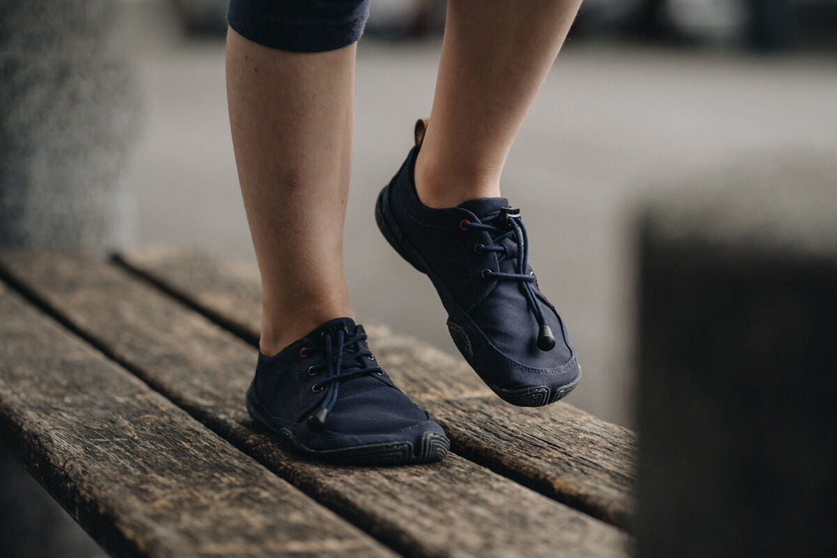 Wildling Tanuki Umi slip-on blu bimbo washi leggera