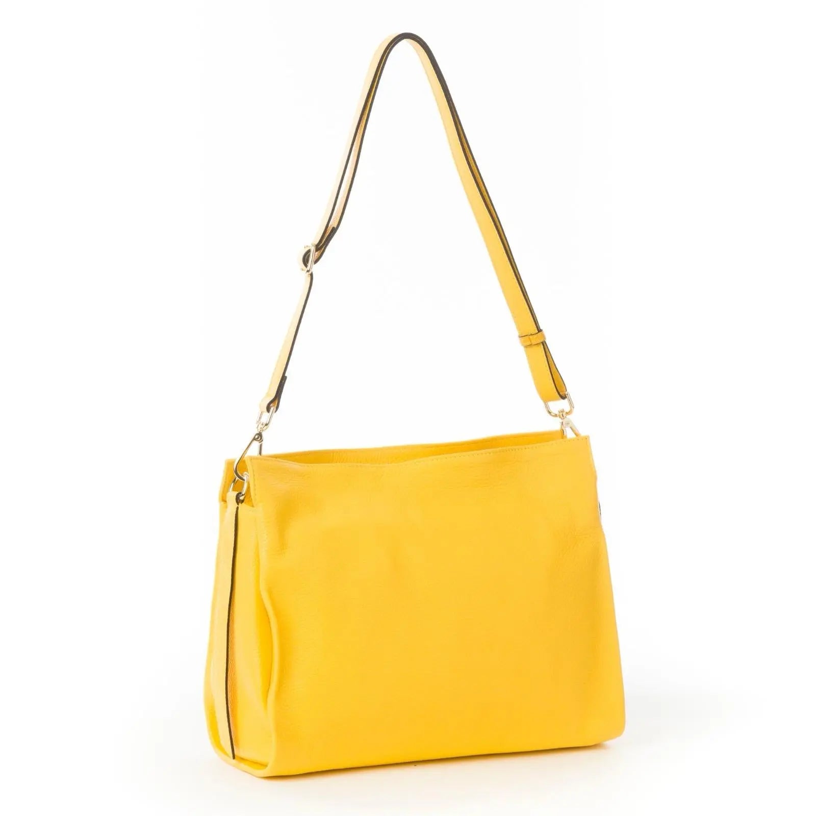 Sandro Barbera C17 Borsa Gialla Pelle Bottalata 30x21